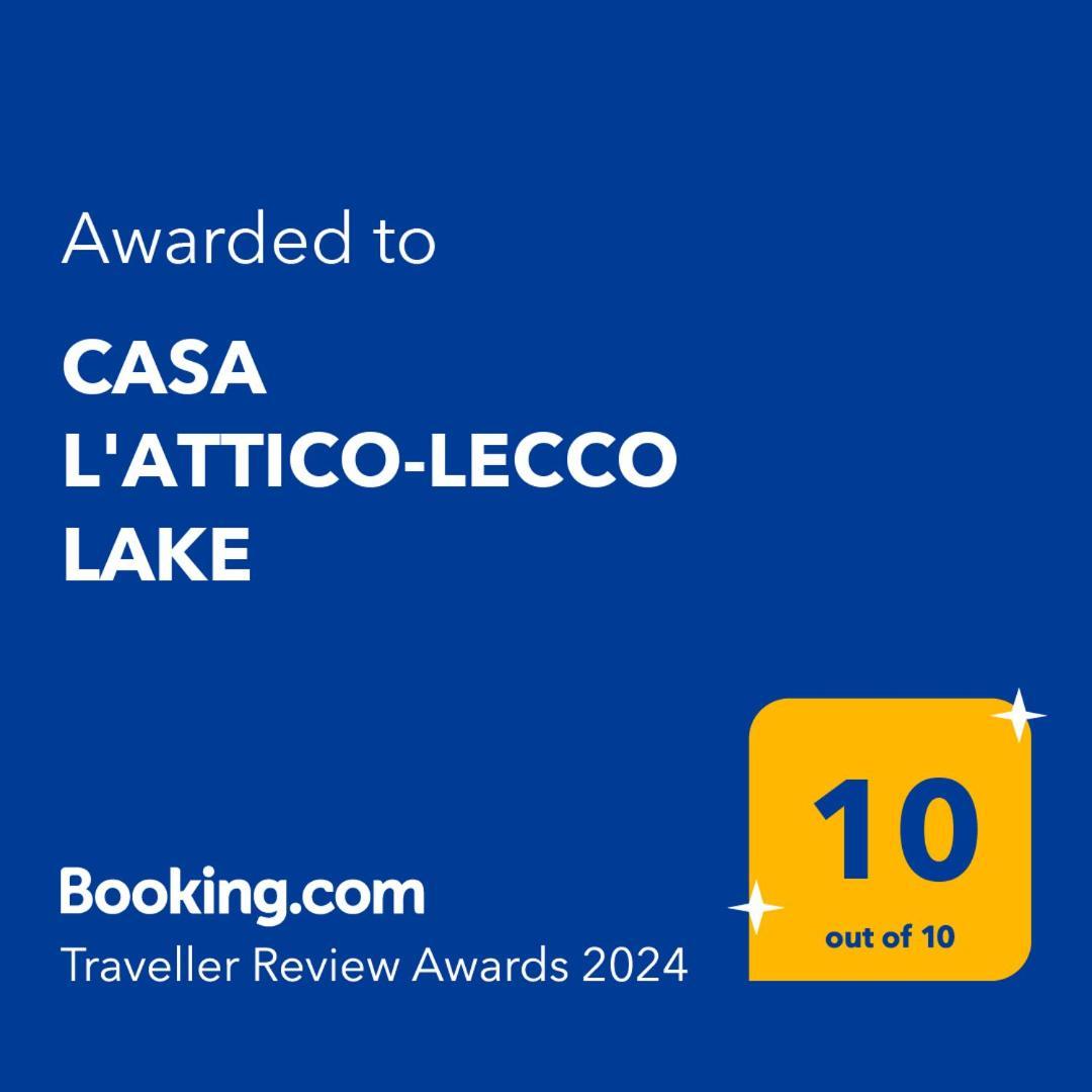 Casa Vacanze Attico Sul Lago Di Lecco, A Due Passi Dal Centro Con Posto Auto Ngoại thất bức ảnh